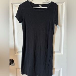 Old Navy Black T-Shirt Dress